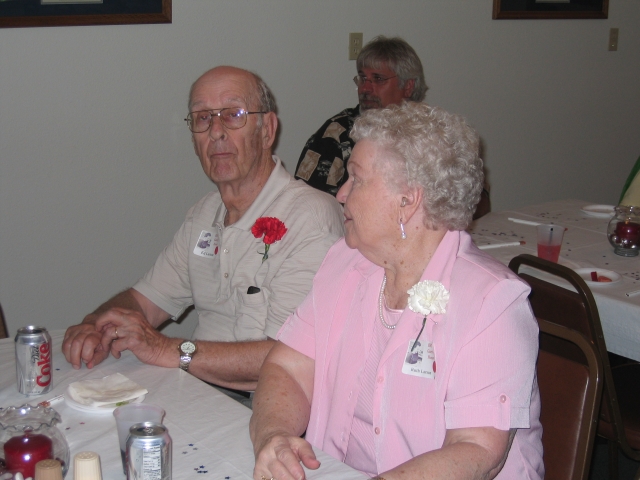 Guests of Honor: Ed and Ruth Larson of Des Moines.  Ruth was High School Secretary.