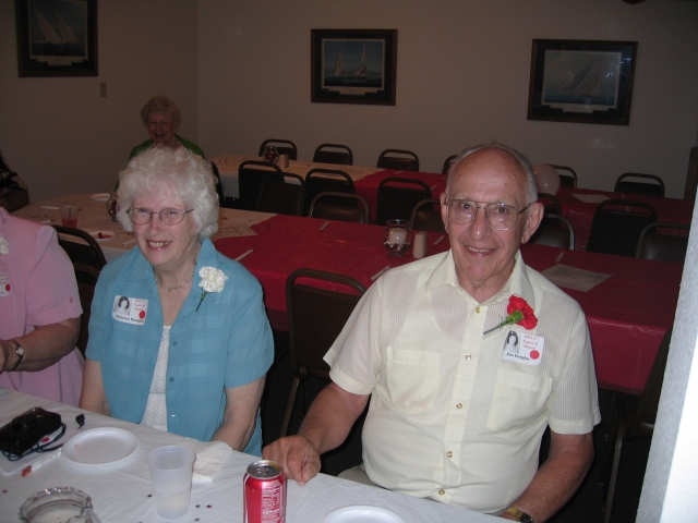 Guests of Honor: Jim and Dolores Douglas of Huxley.  Dolores was Junior High School secretary.