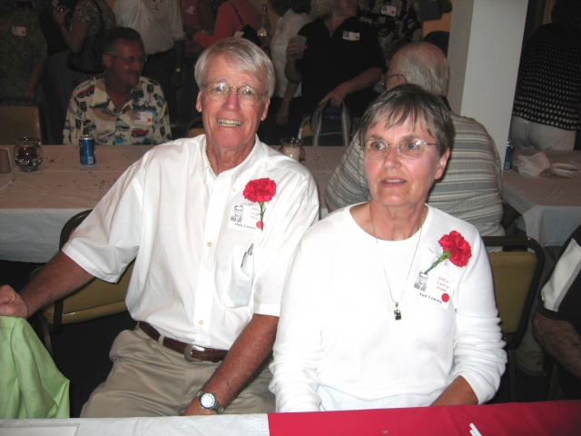 Guests of Honor: Dick and Ann Lowery of Nora Springs, Iowa.  Dick was boys P.E. teacher and Coach.